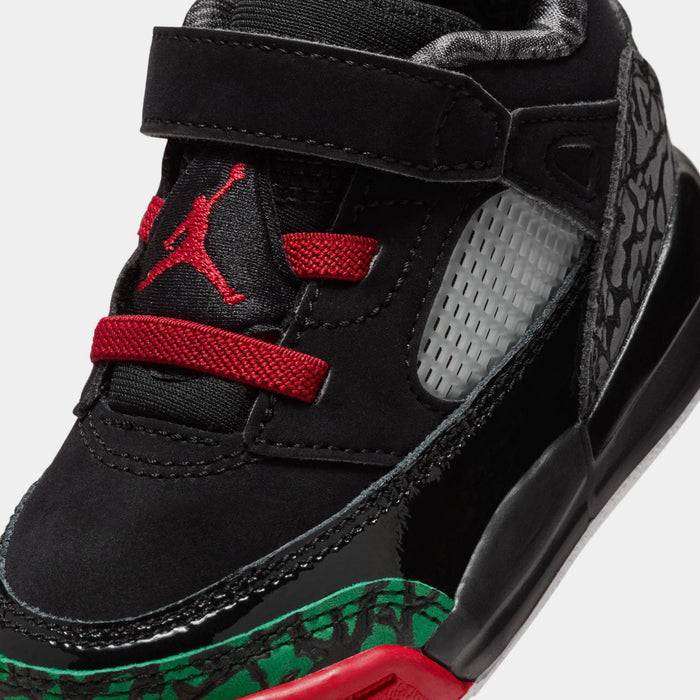 Spizike Low Infant Toddler Lifestyle Shoes (Black/Vasity Red/Classic Green/White)