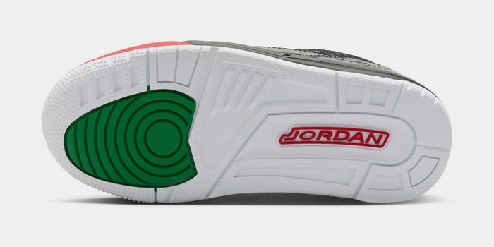 Spizike Low Preschool Lifestyle Shoes (Black/Vasity Red/Classic Green/White)