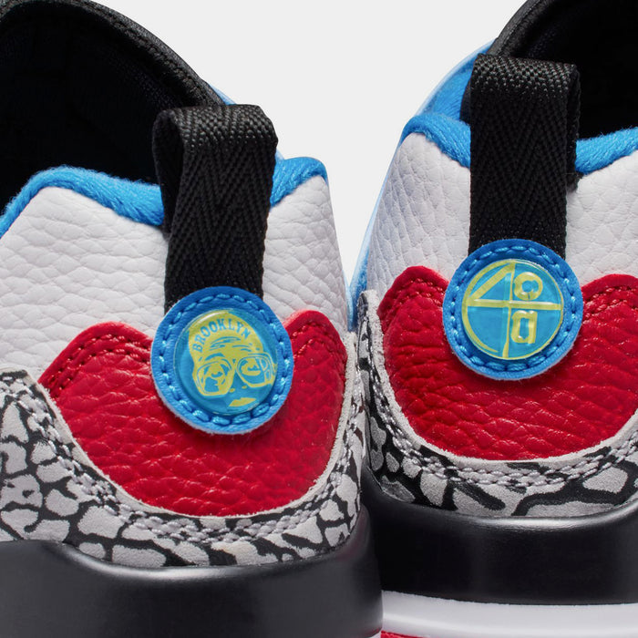 Spizike Low SE Preschool Lifestyle Shoes (Neutral Grey/Surf Blue/Dark Shadow/Varsity Maize)
