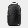 Spritz Black Checkered Mens Backpack (Black)