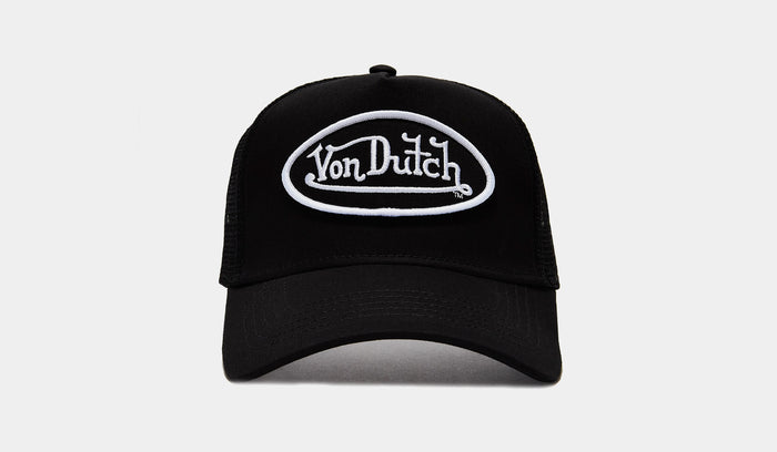 Staple Trucker Mens Hat (Black/White)