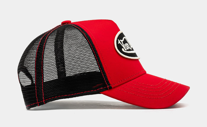 Staple Trucker Mens Hat (Red/Black)