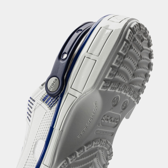 Star Wars R2-D2 Classic Clog Mens Lifestyle Sandals (White/Blue/Light Grey)