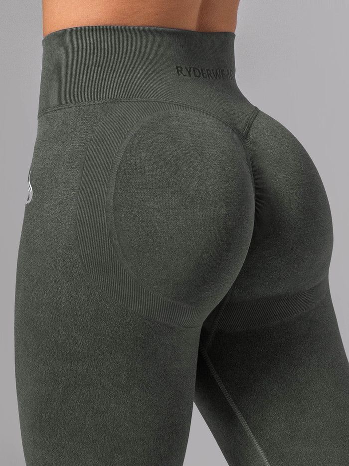Stonewash Scrunch Seamless Leggings - Evergreen Clothing Ryderwear