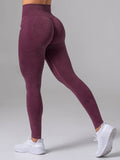 Stonewash Scrunch Seamless Leggings - Plum Clothing Ryderwear