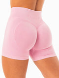 Stonewash Scrunch Seamless Shorts - Blush Stonewash Clothing Ryderwear