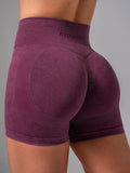 Stonewash Scrunch Seamless Shorts - Plum Clothing Ryderwear