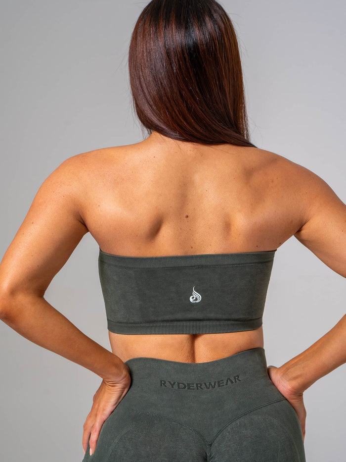 Stonewash Seamless Bandeau - Evergreen Clothing Ryderwear