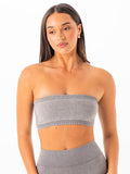 Stonewash Seamless Bandeau - Grey Clothing Ryderwear