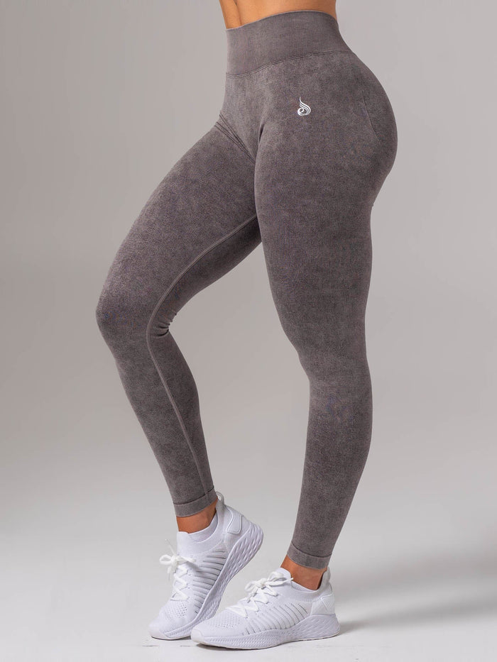 Stonewash Seamless V Back Legging - Cocoa Clothing Ryderwear