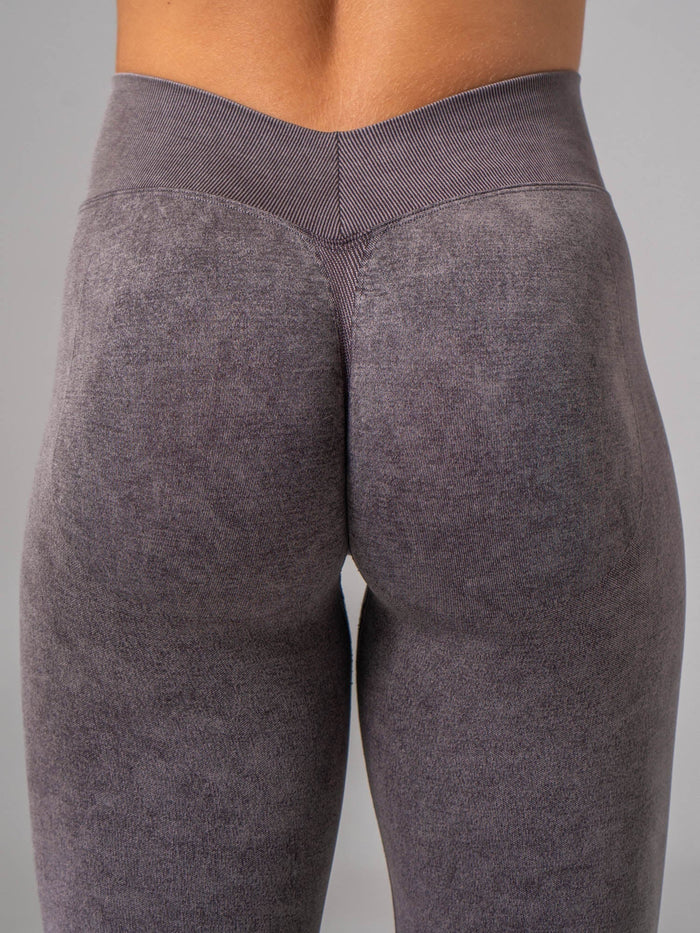 Stonewash Seamless V Back Legging - Cocoa Clothing Ryderwear