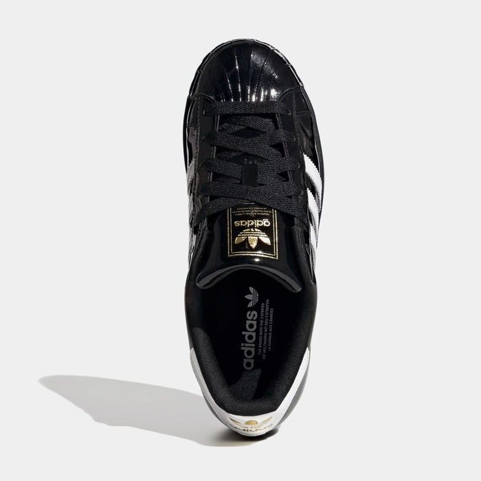 Superstar II Womens Lifestyle Shoes (Black/Cloud White/Gold Metallic)