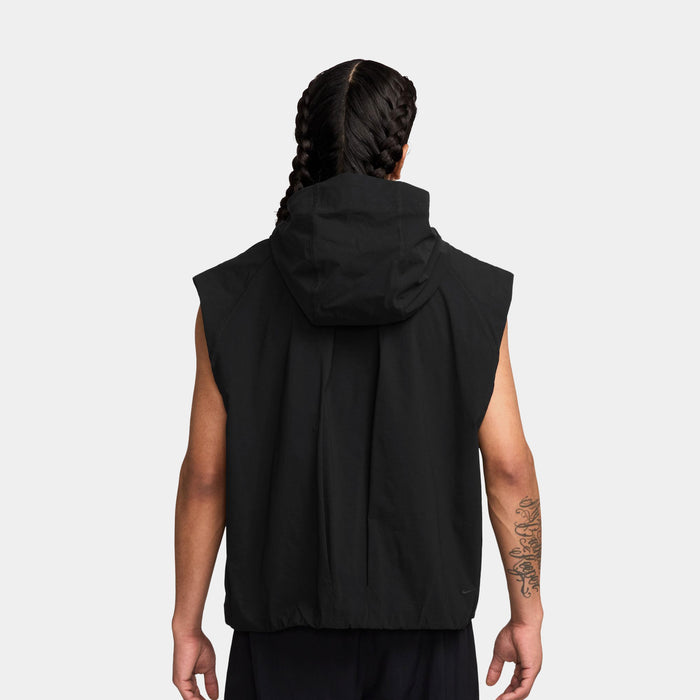 Tech Dri Fit Woven Windrunner Mens Vest (Black/Black)
