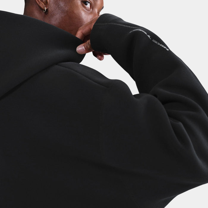Tech Fleece Oversized Mens Hoodie (Black/Black)