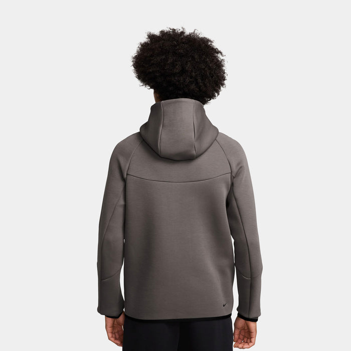 Tech Fleece Windrunner Full Zip Mens Jacket (Cave Stone/Black)
