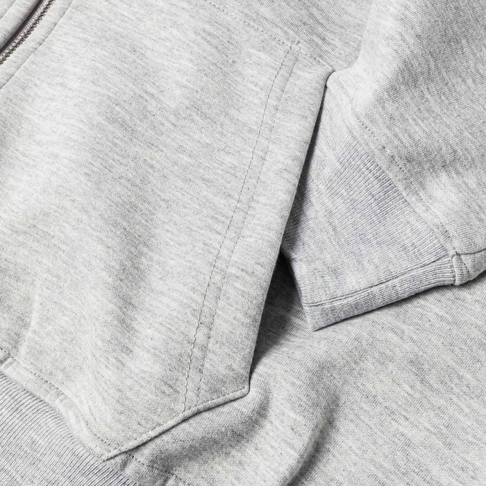 Tech Full Zip Up Mens Hoodie (Grey)