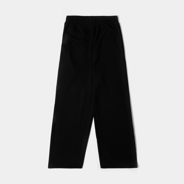 Tech Wide Leg Mens Pants (Black)