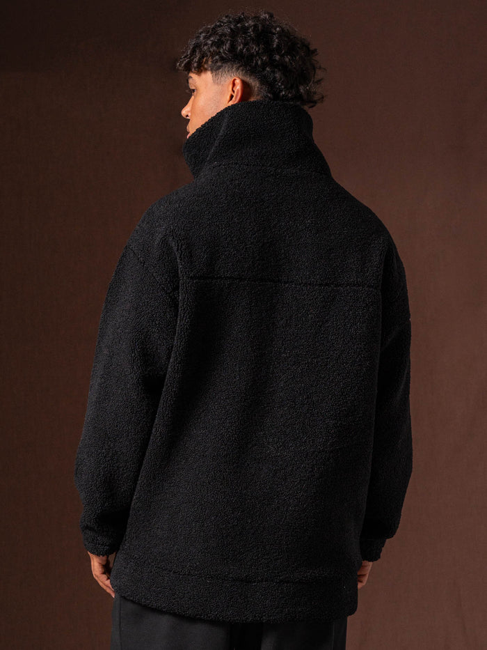 Teddy Jacket - Black Clothing Ryderwear
