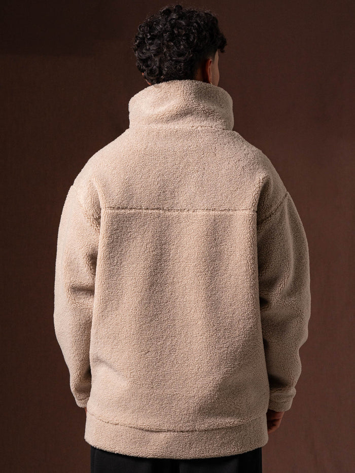 Teddy Jacket - Taupe Clothing Ryderwear