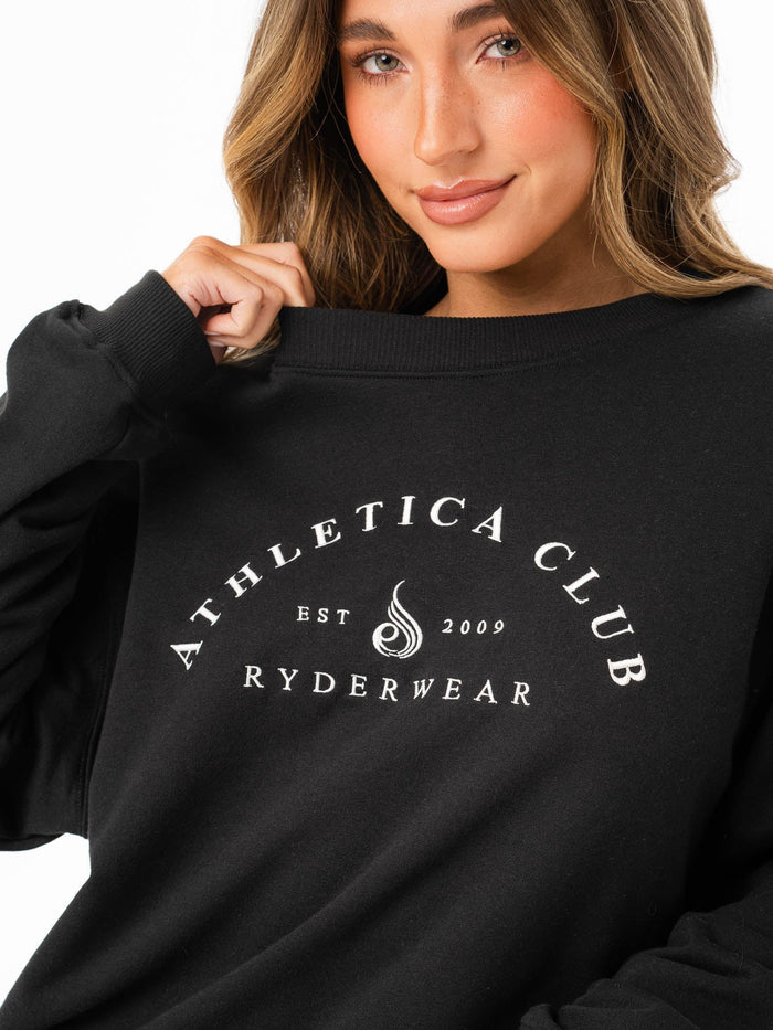 Tempo Sweater - Black Clothing Ryderwear