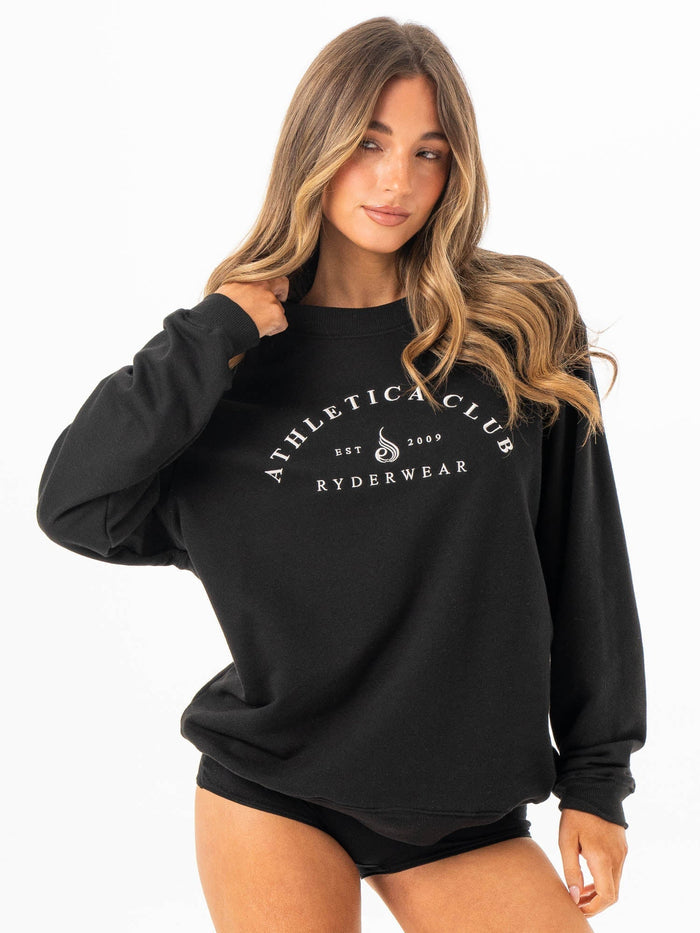 Tempo Sweater - Black Clothing Ryderwear