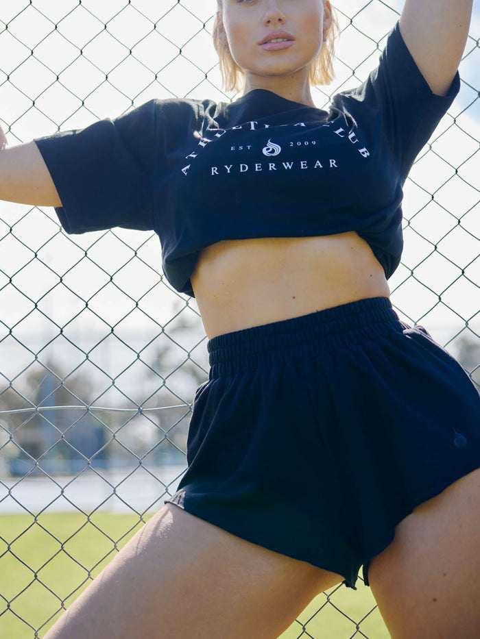 Tempo Track Short - Black Clothing Ryderwear