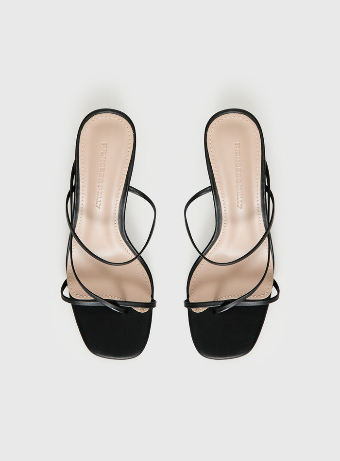 The Becka Heels Black