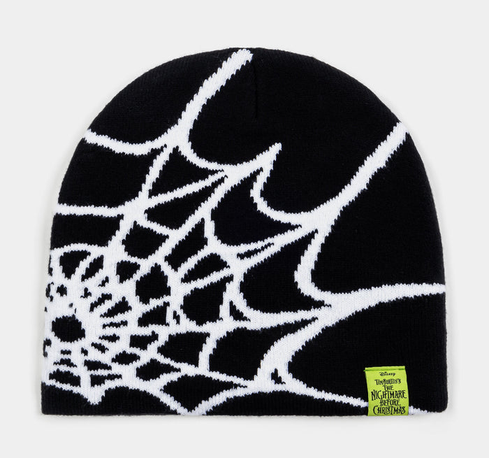 The Nightmare Before Christmas By Shoe Palace Web Beanie Mens Hat (Black/White)