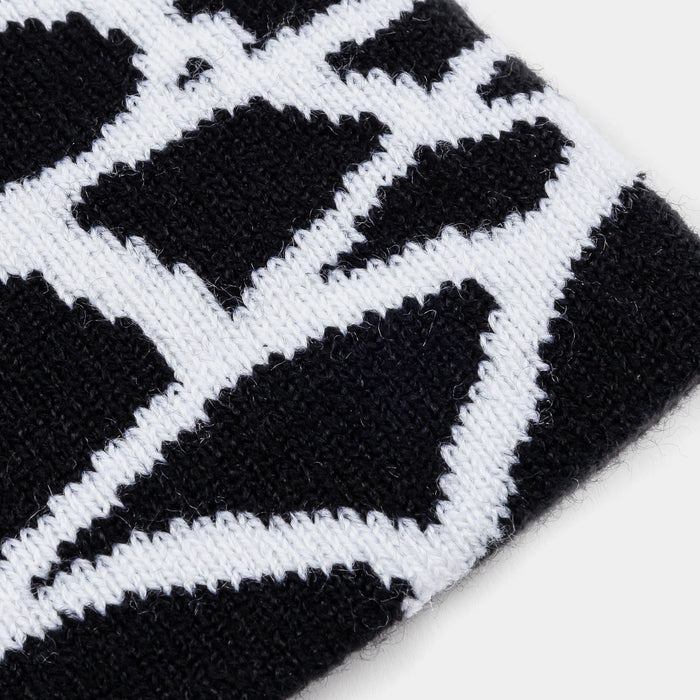 The Nightmare Before Christmas By Shoe Palace Web Beanie Mens Hat (Black/White)