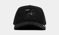 The Suede Spider Trucker Mens Hat (Black/Black)