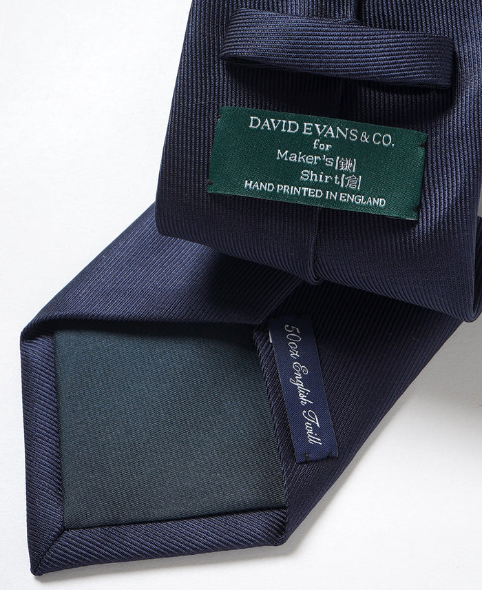 TIE 50oz Silk Twill DAVID EVANS＆CO.