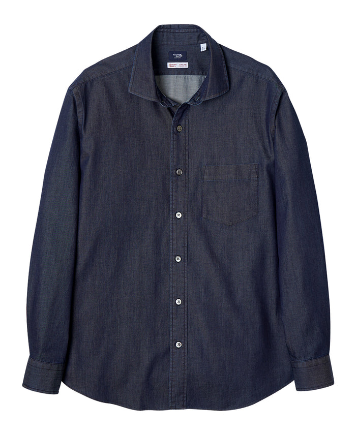 Tokyo Fit - 134 Casual UNTUCKED Spread Indigo Dyed Twill