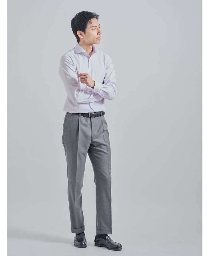 TOKYO SLIM FIT - Cutaway Pinpoint Oxford J-Tech EASY CARE