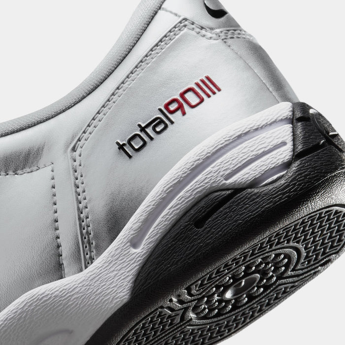 Total 90 Womens Lifestyle Shoes (Metallic Silver/University Red/White/Black)