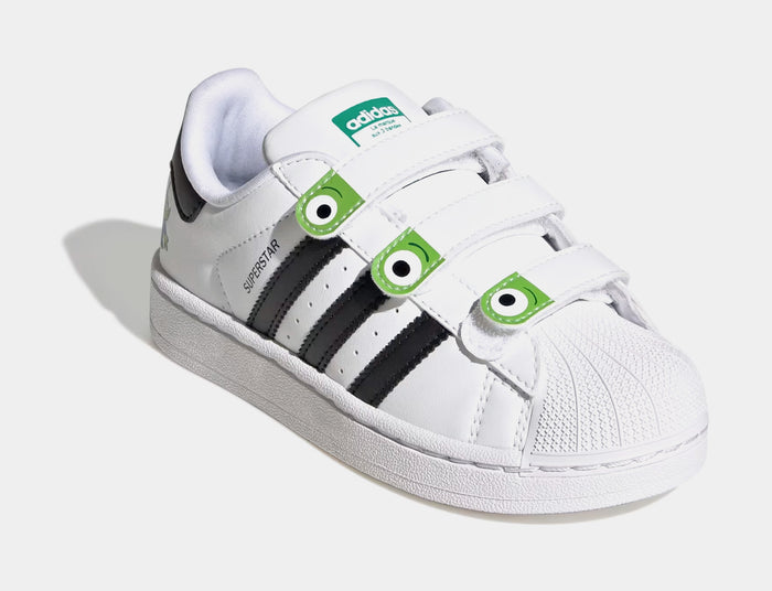 Toy Story Alien Superstar II Preschool Lifestyle Shoes (Cloud White/Core Black/Semi Solar Green)