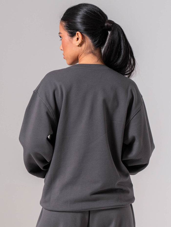 Unisex Crewneck - Charcoal Clothing Ryderwear