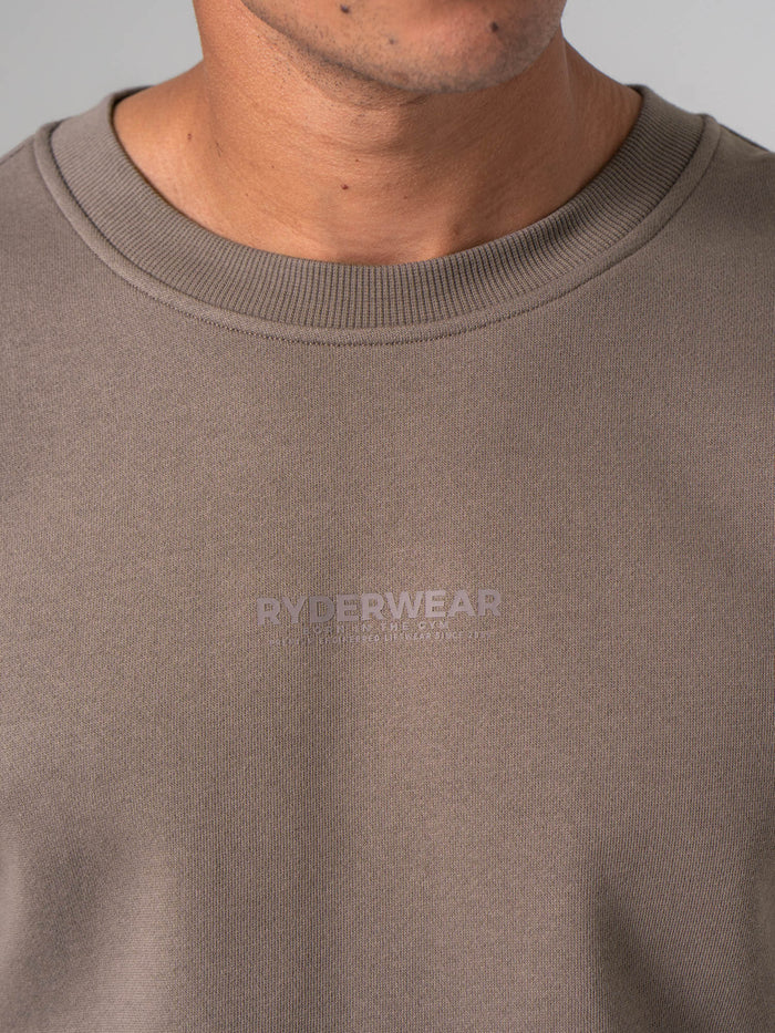 Unisex Crewneck - Deep Taupe Clothing Ryderwear