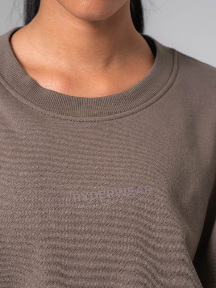 Unisex Crewneck - Deep Taupe Clothing Ryderwear