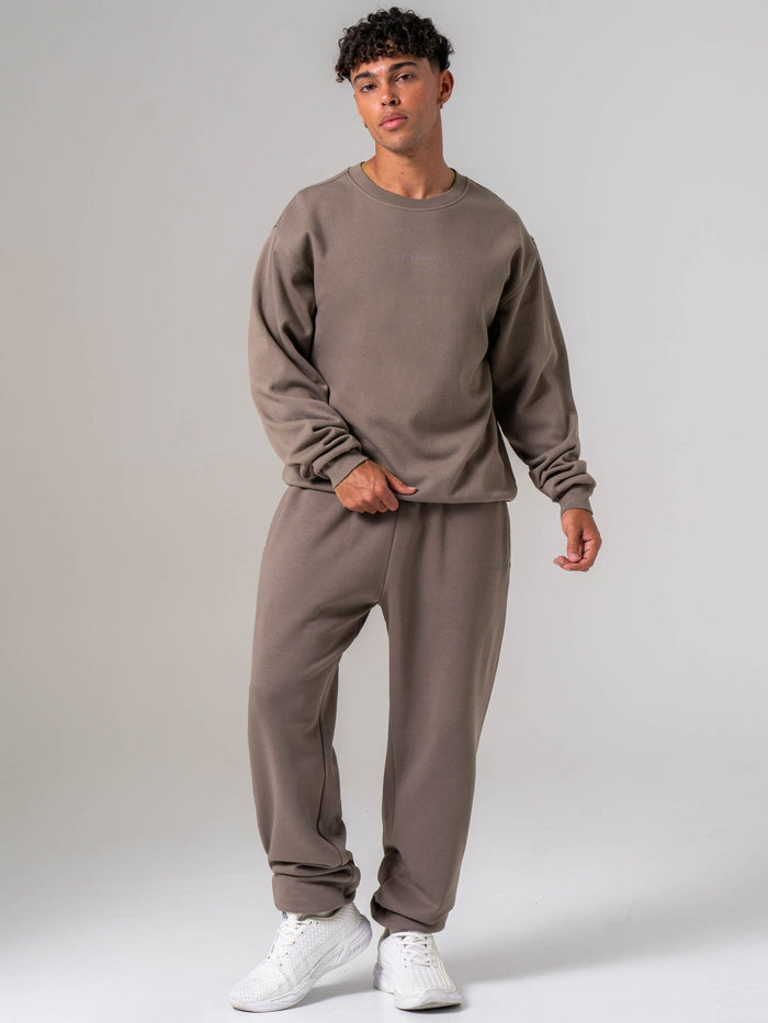 Unisex Crewneck - Deep Taupe Clothing Ryderwear