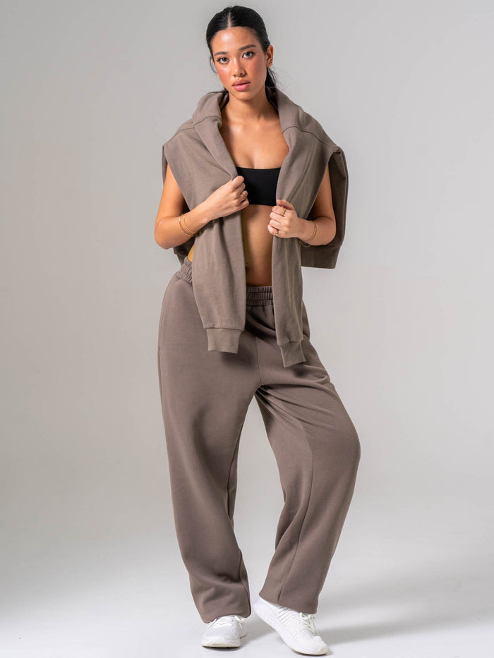 Unisex Crewneck - Deep Taupe Clothing Ryderwear