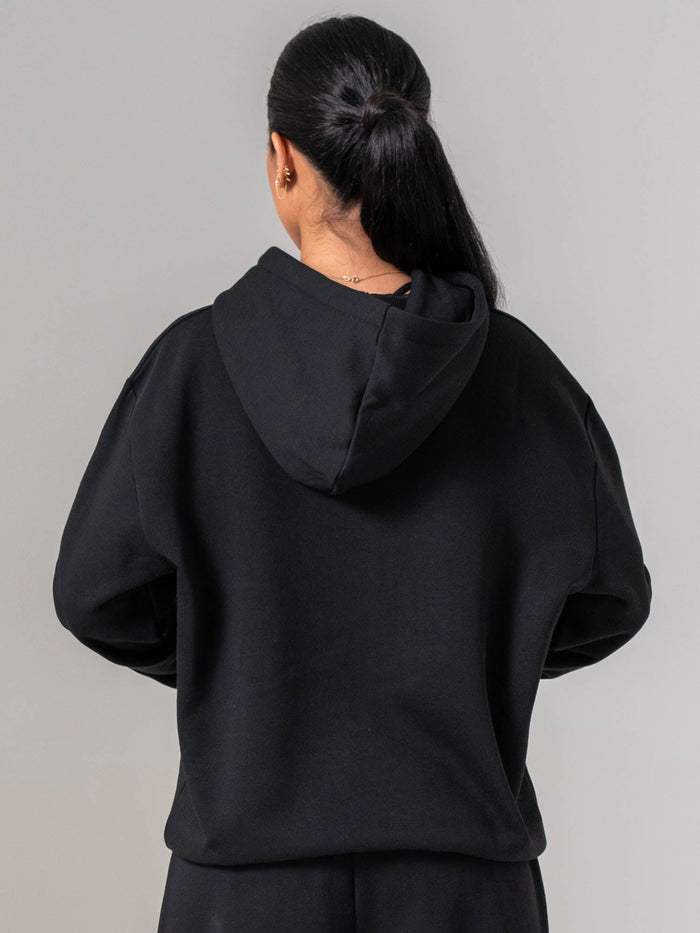 Unisex Fleece Hoodie - Black Clothing Ryderwear