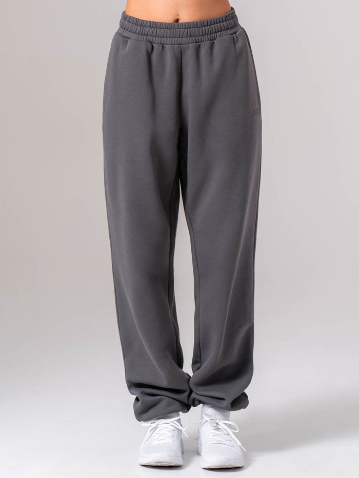 Unisex Fleece Track Pant - Charcoal Clothing Ryderwear