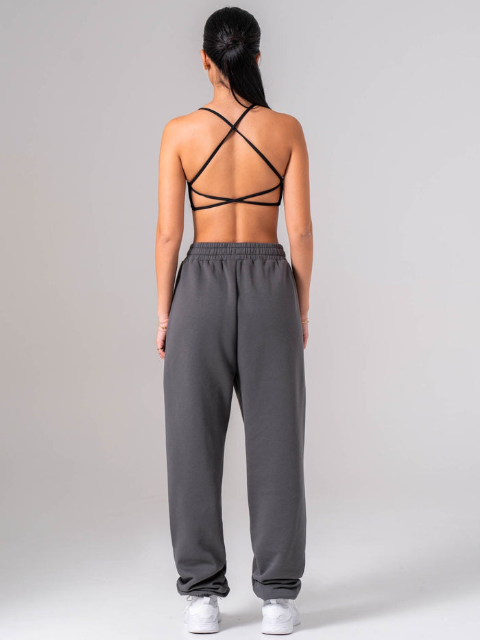Unisex Fleece Track Pant - Charcoal Clothing Ryderwear