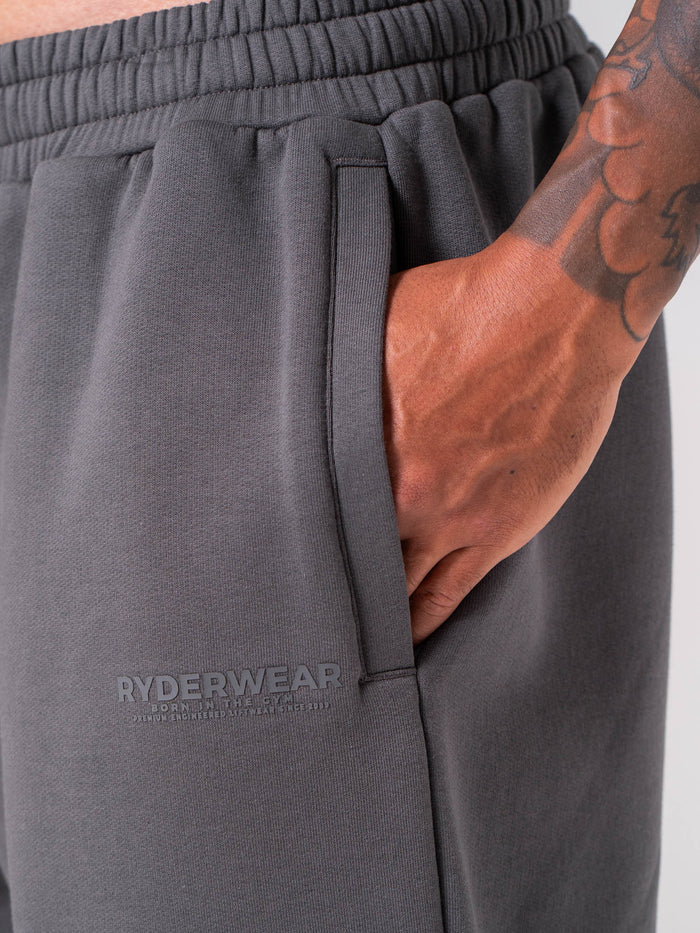 Unisex Fleece Track Pant - Charcoal Clothing Ryderwear