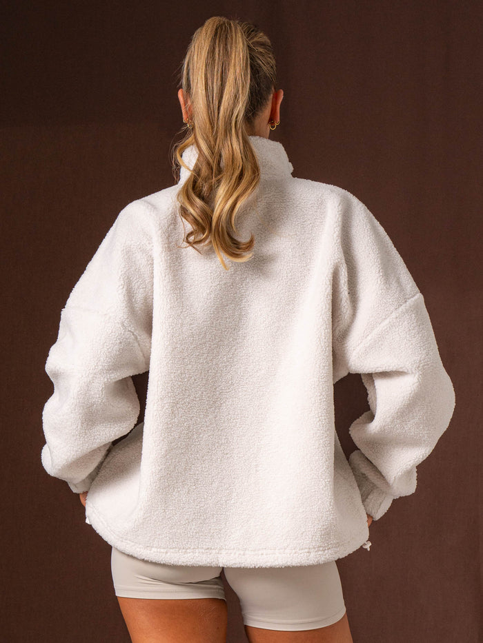 Unisex Teddy Jumper - Bone Clothing Ryderwear