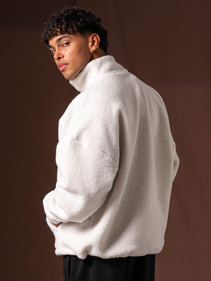 Unisex Teddy Jumper - Bone Clothing Ryderwear