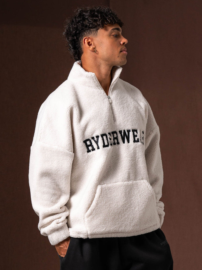 Unisex Teddy Jumper - Bone Clothing Ryderwear