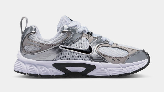 V5 RNR Preschool Running Shoes (White/Black/Vast Grey/College Grey)