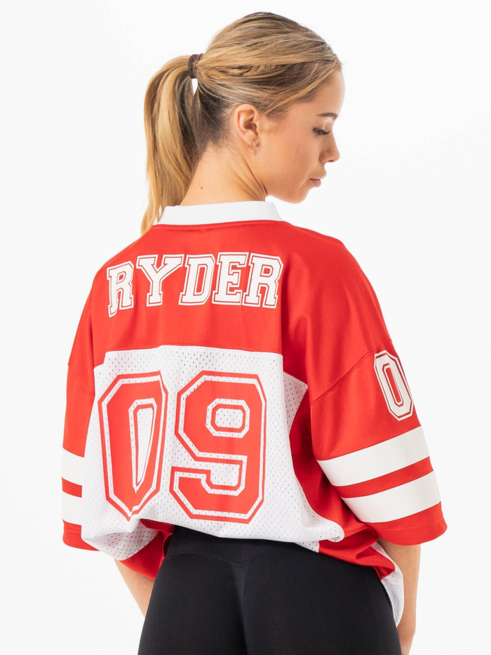 Varsity Jersey - Red Clothing Ryderwear
