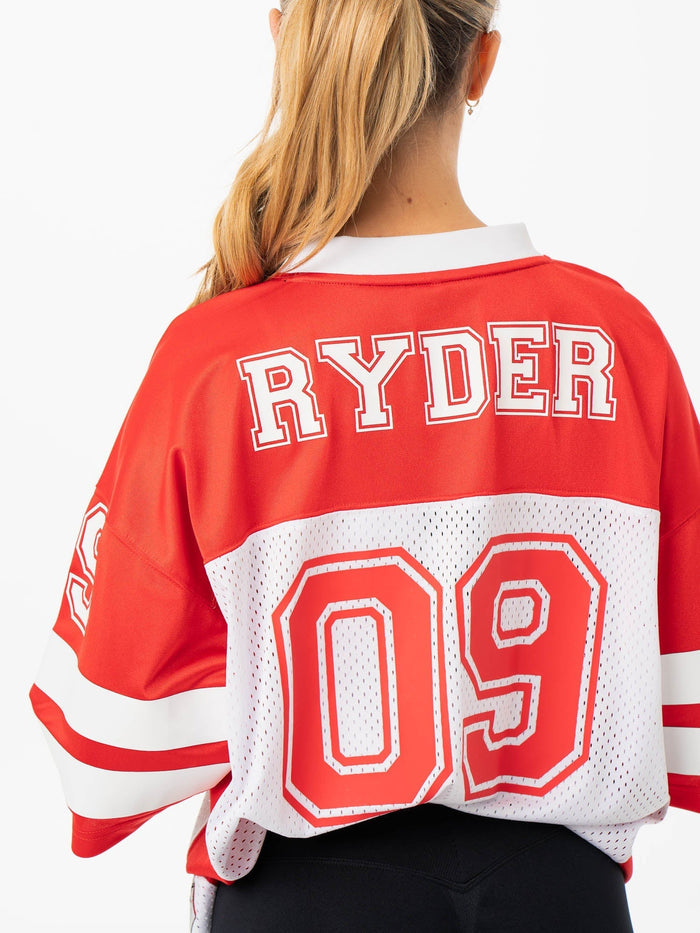 Varsity Jersey - Red Clothing Ryderwear